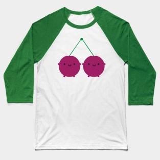 Kawaii Cherry Baseball T-Shirt